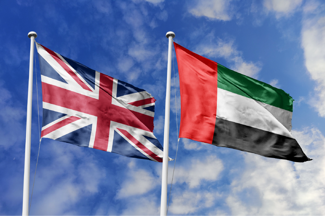 UK  UAE Flags 01